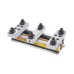 RV-A-FM Rigid Vise – Double Clamping Type / Flat Jaw