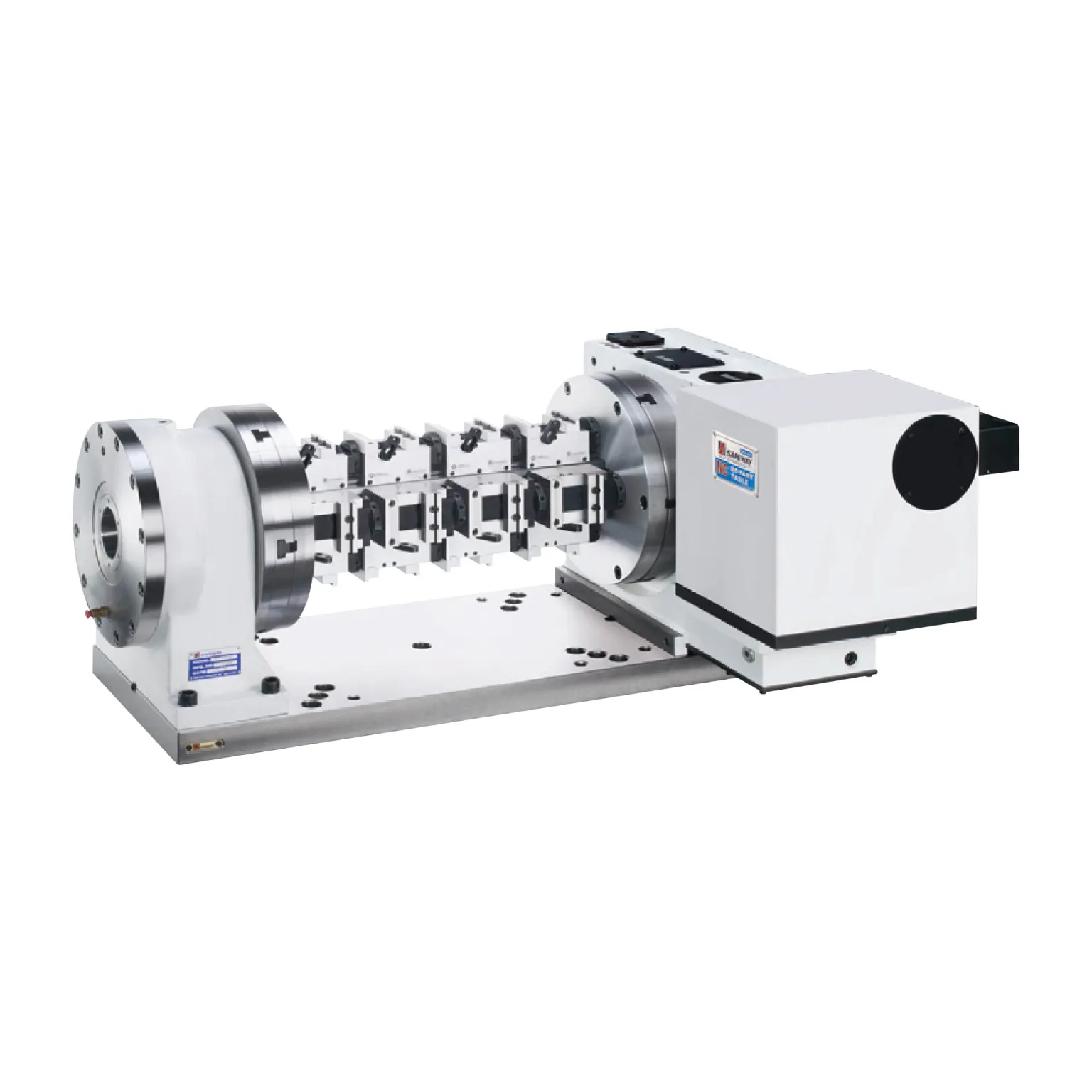 SRT-FV NC Rotary table & Strong Tailstock (YES vise)